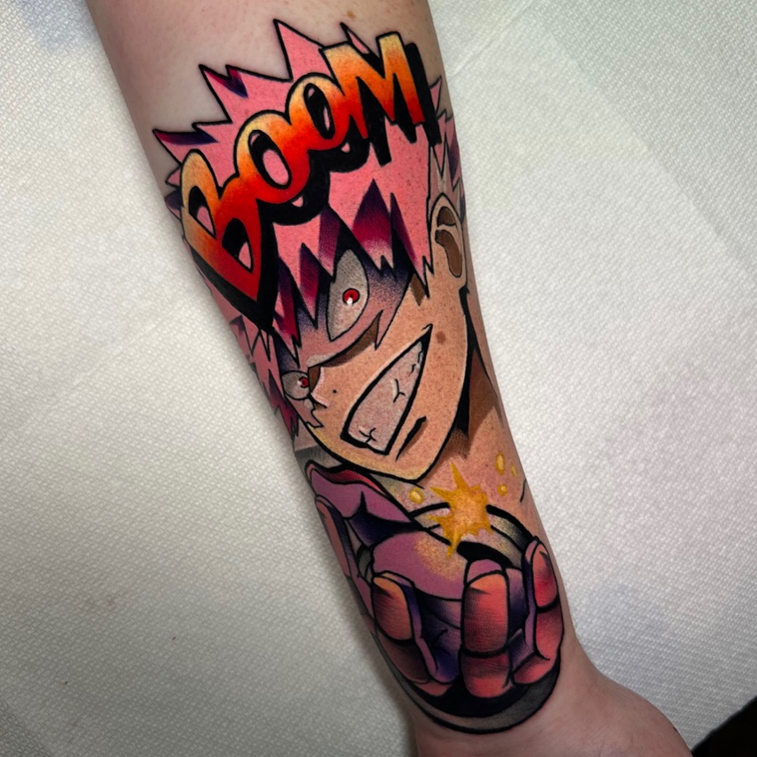 Tattoo by @zack.simpson__ — anime