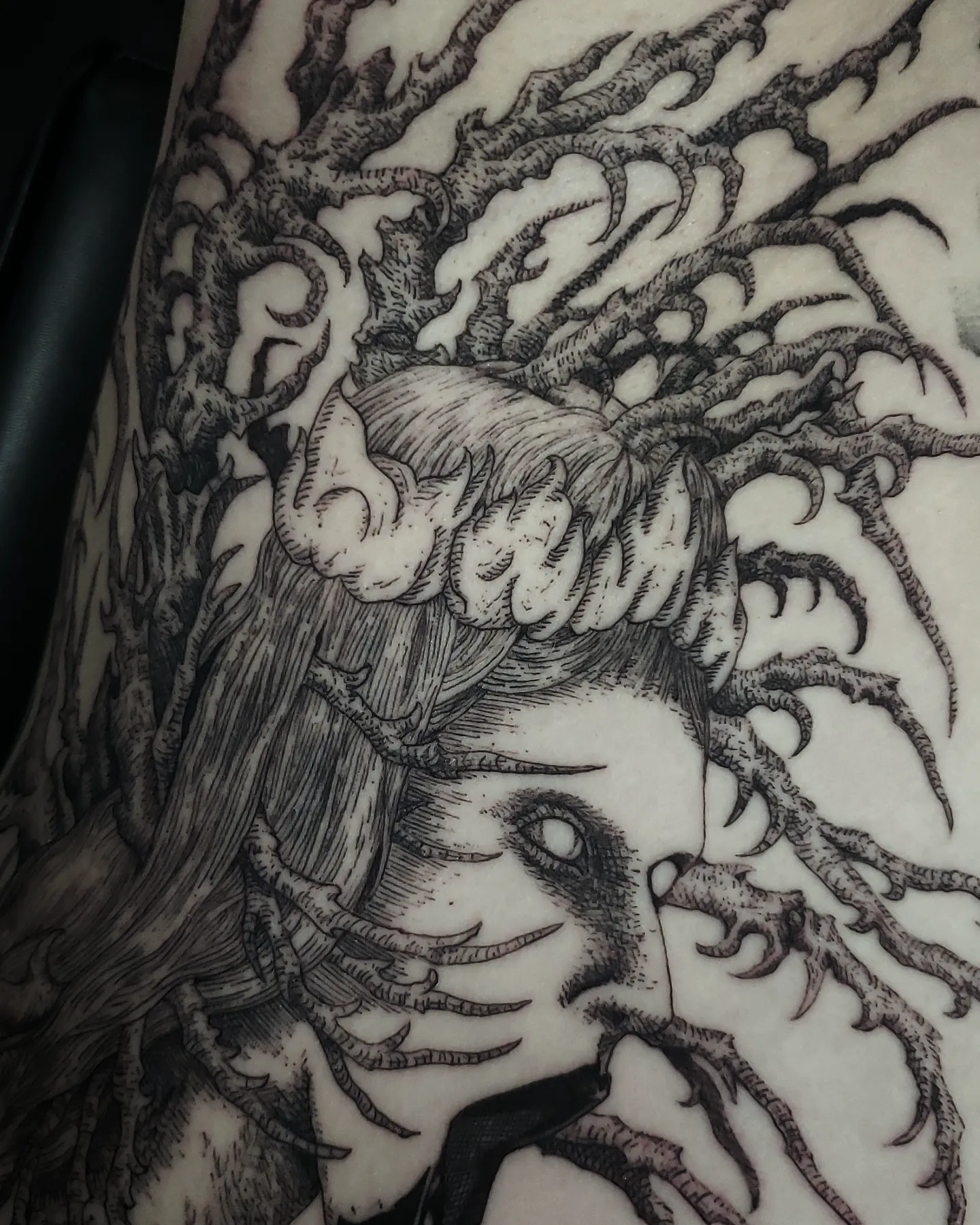 Tattoo by @kritrv — black_and_grey, realism