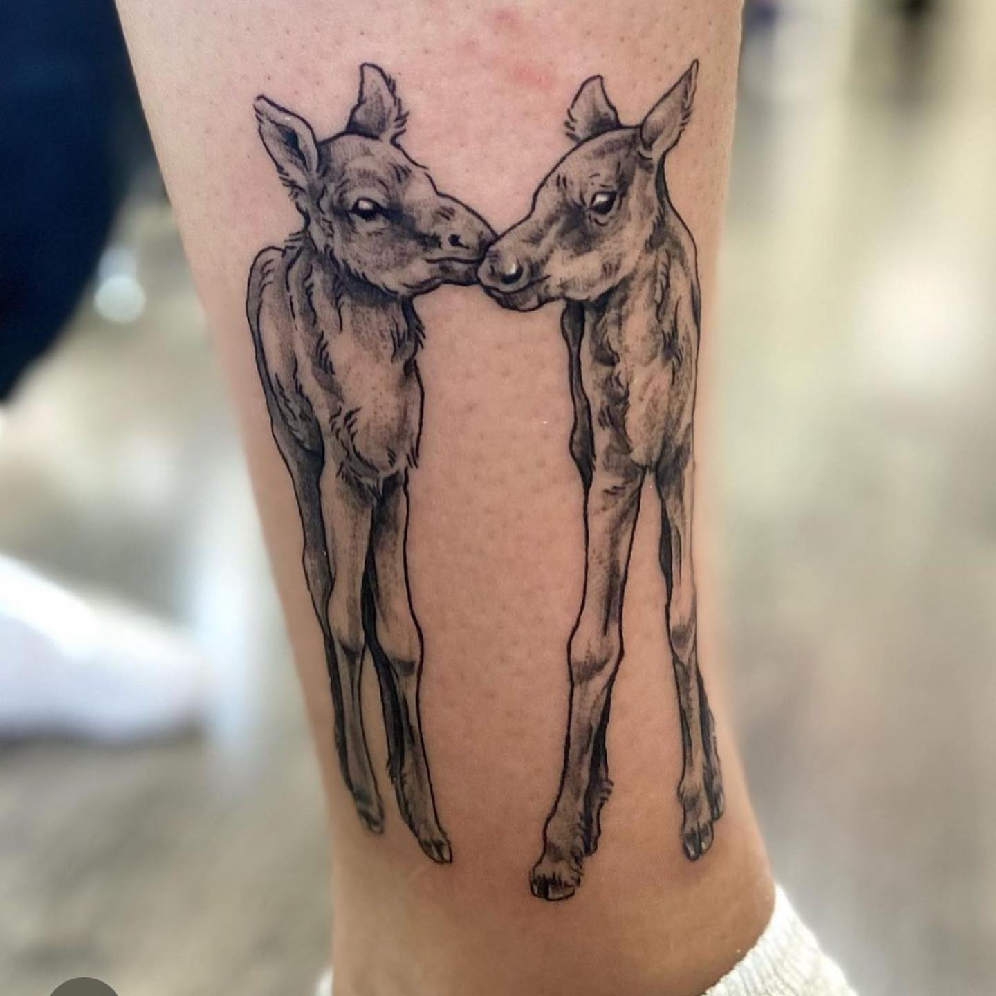 Tattoo by @bollingerart — black_and_grey