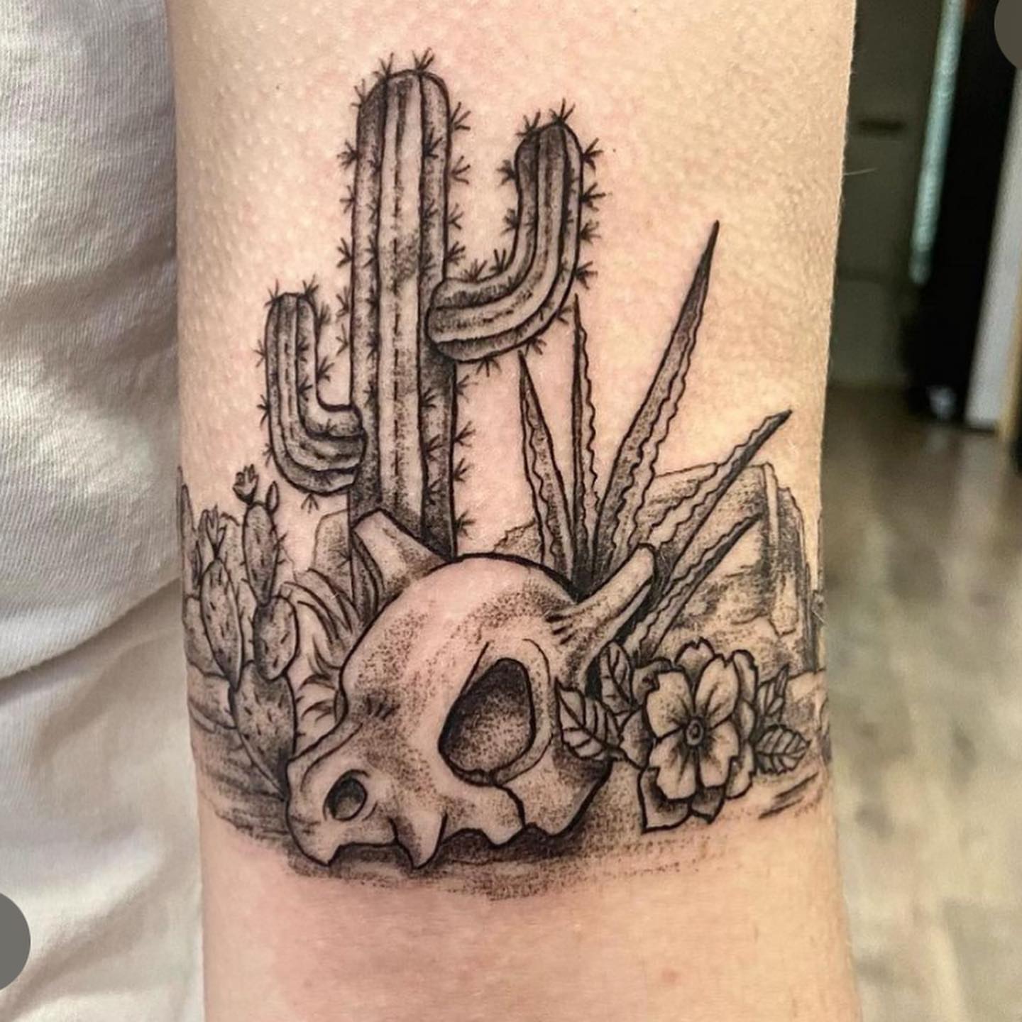Tattoo by @bollingerart — black_and_grey, realism