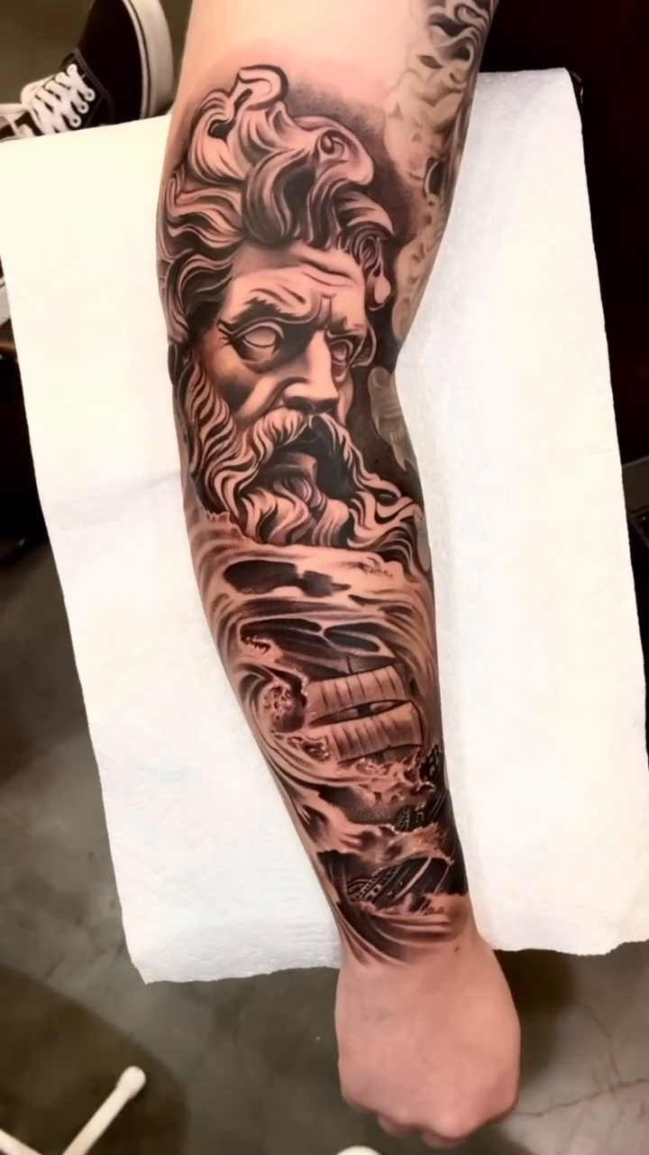 Tattoo by @ryanjenkinstattoo — realism, black_and_grey