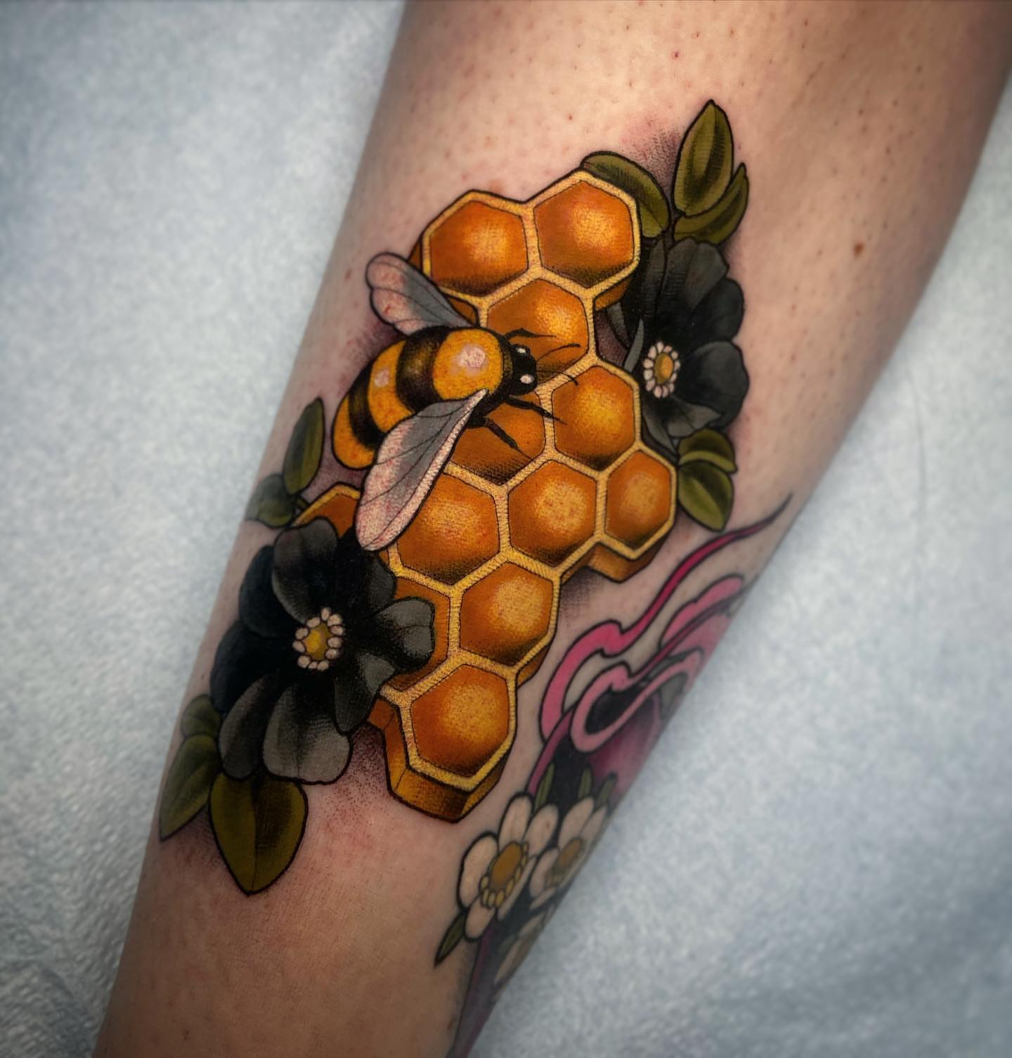 Tattoo by @marinamaytattoos — american_traditional, geometric