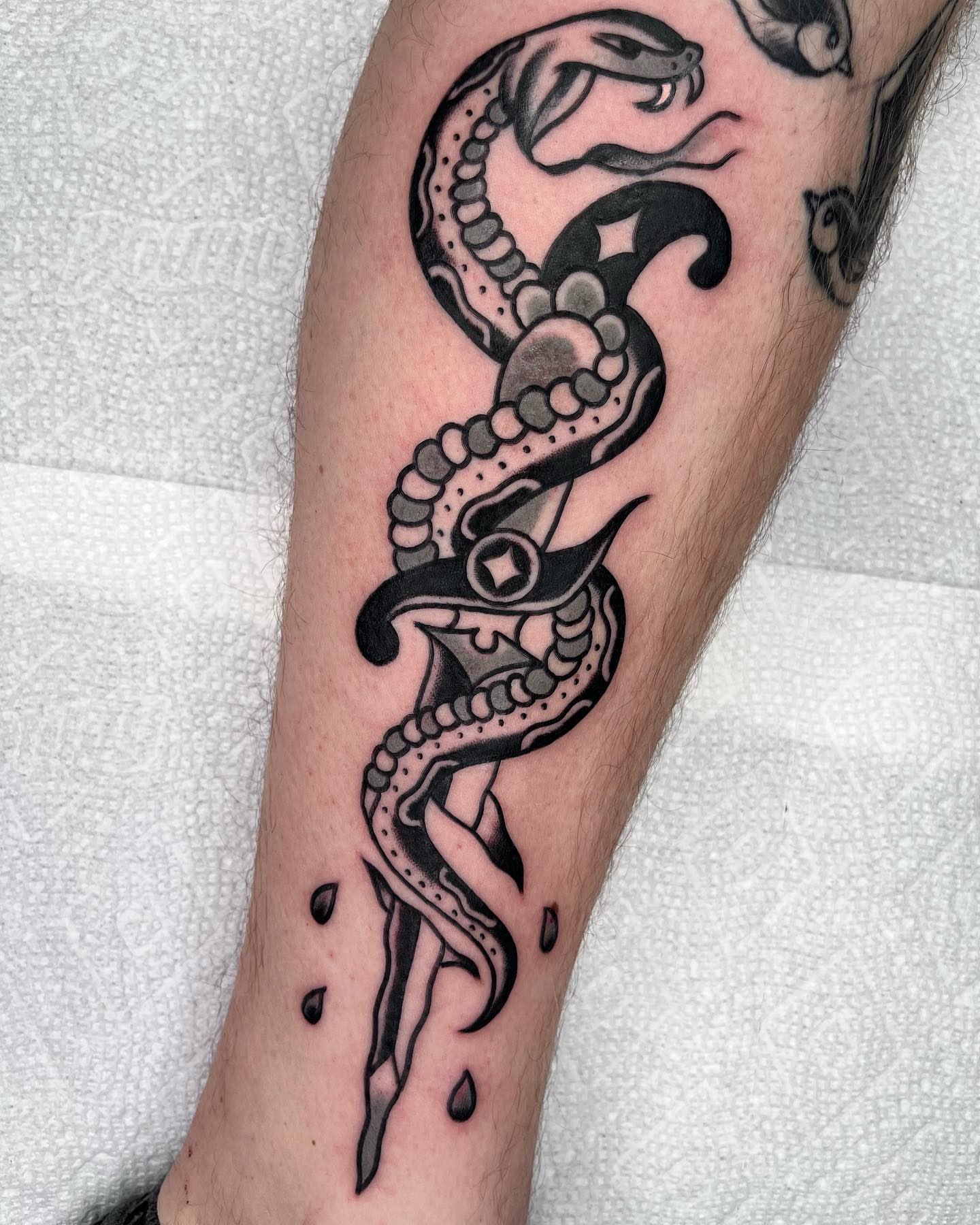 Tattoo by @zaktats — american_traditional, black_and_grey