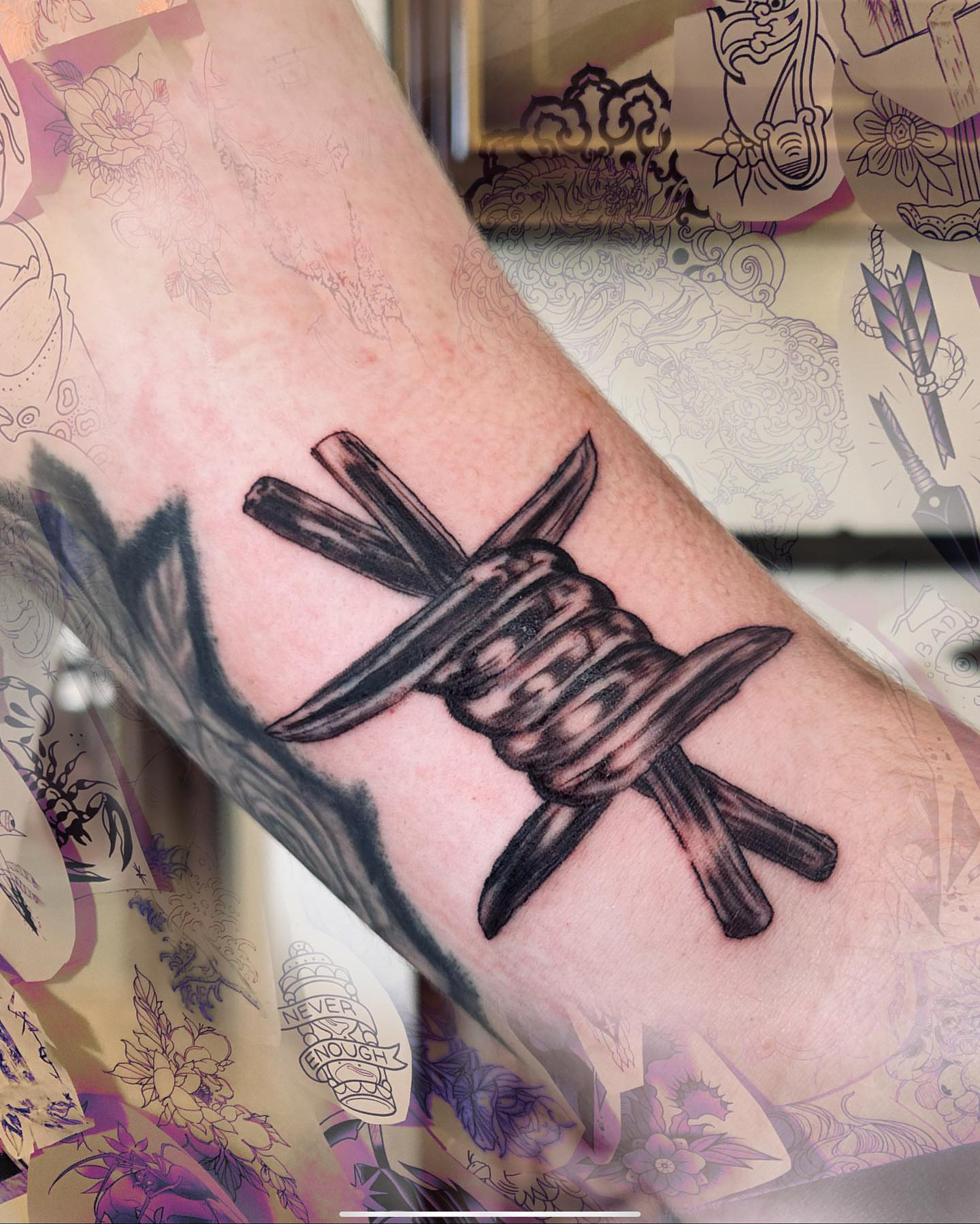 Tattoo by @immaculata_tattoo — black_and_grey