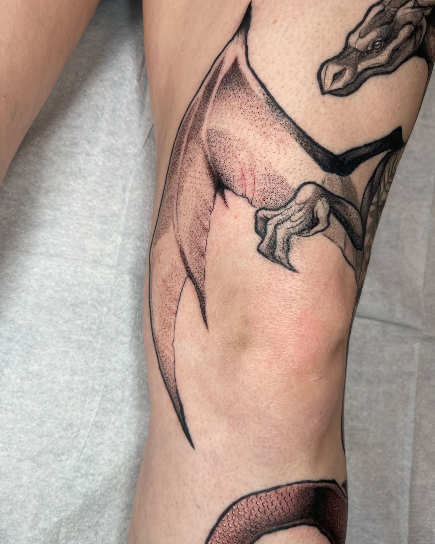 Tattoo by @judes_draws — dotwork, realism