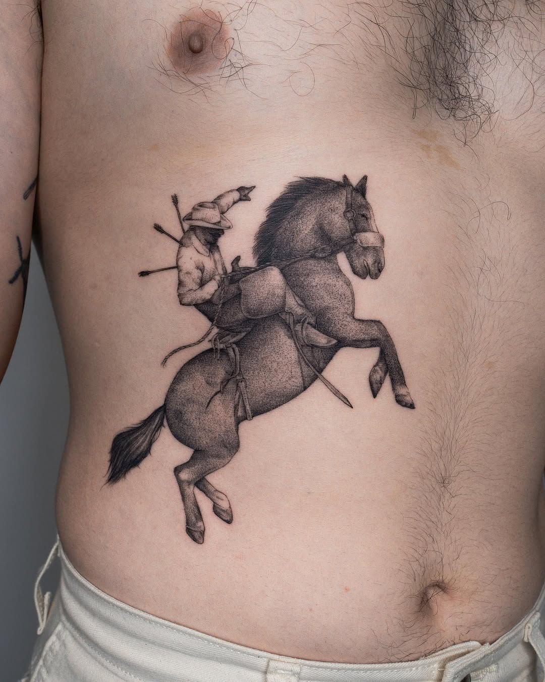 Tattoo by @emma.tattoos — realism, dotwork