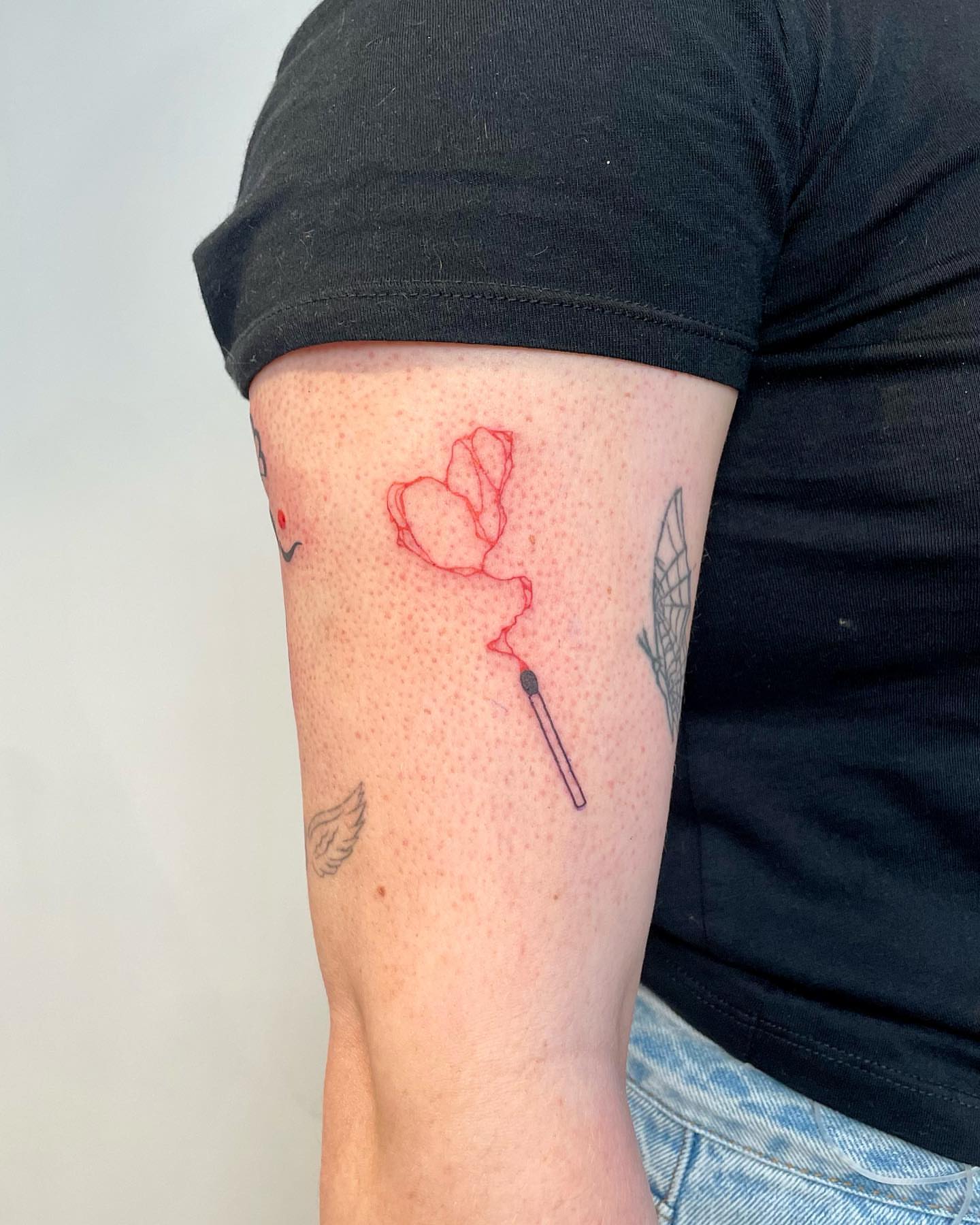 Tattoo by @gloomtimes — dotwork