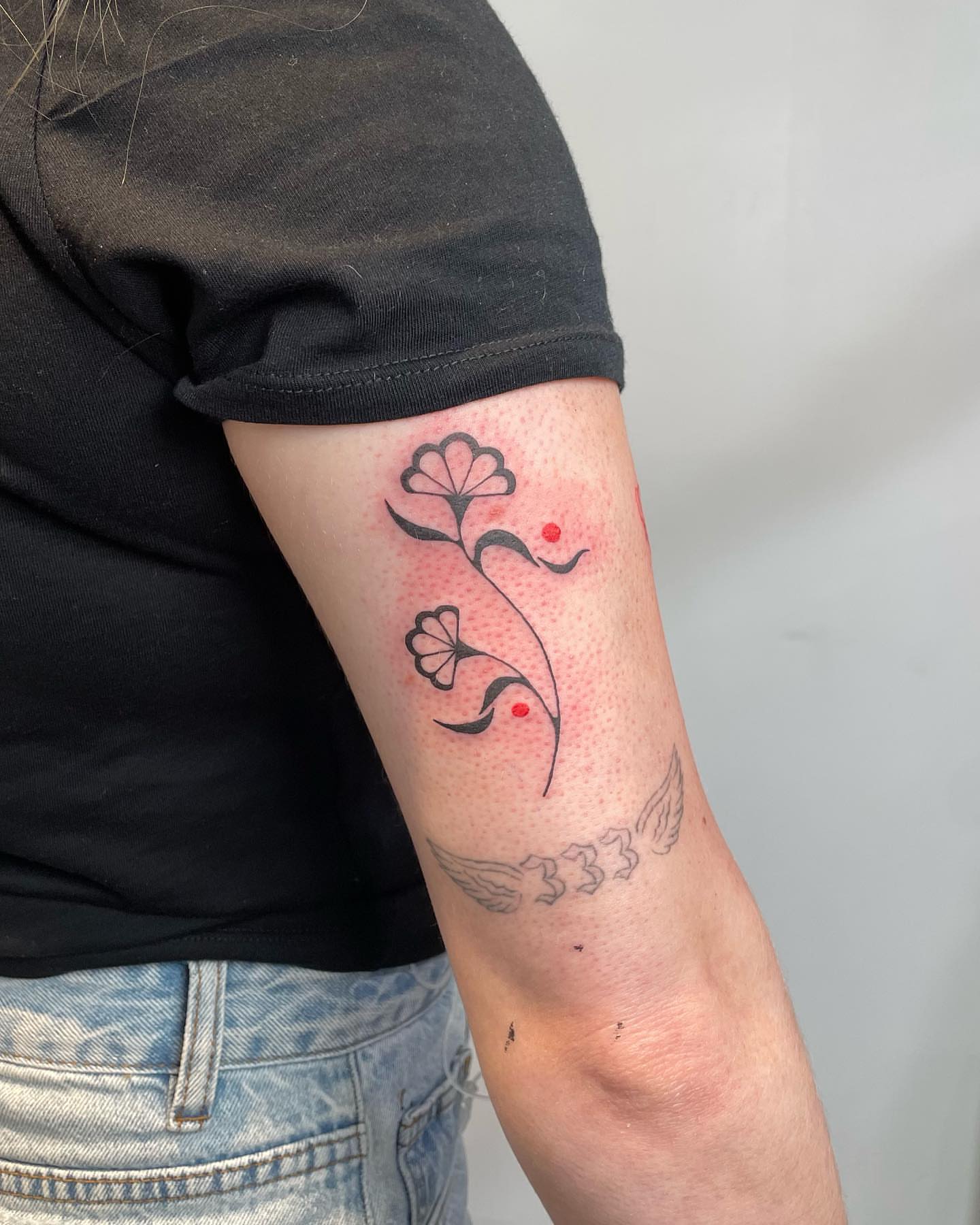 Tattoo by @gloomtimes — dotwork