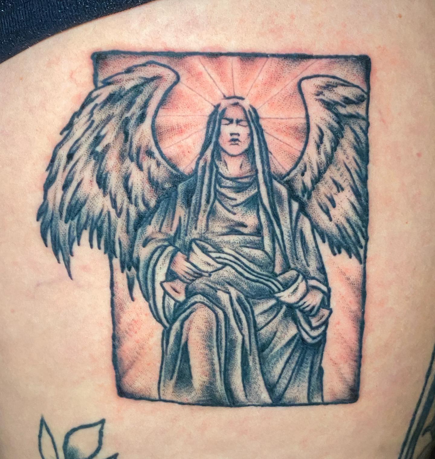 Tattoo by @xwoodlandcorex — dotwork