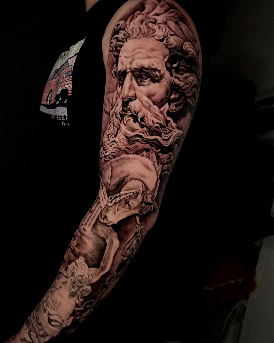 Tattoo by @monica.tattoos — realism, black_and_grey