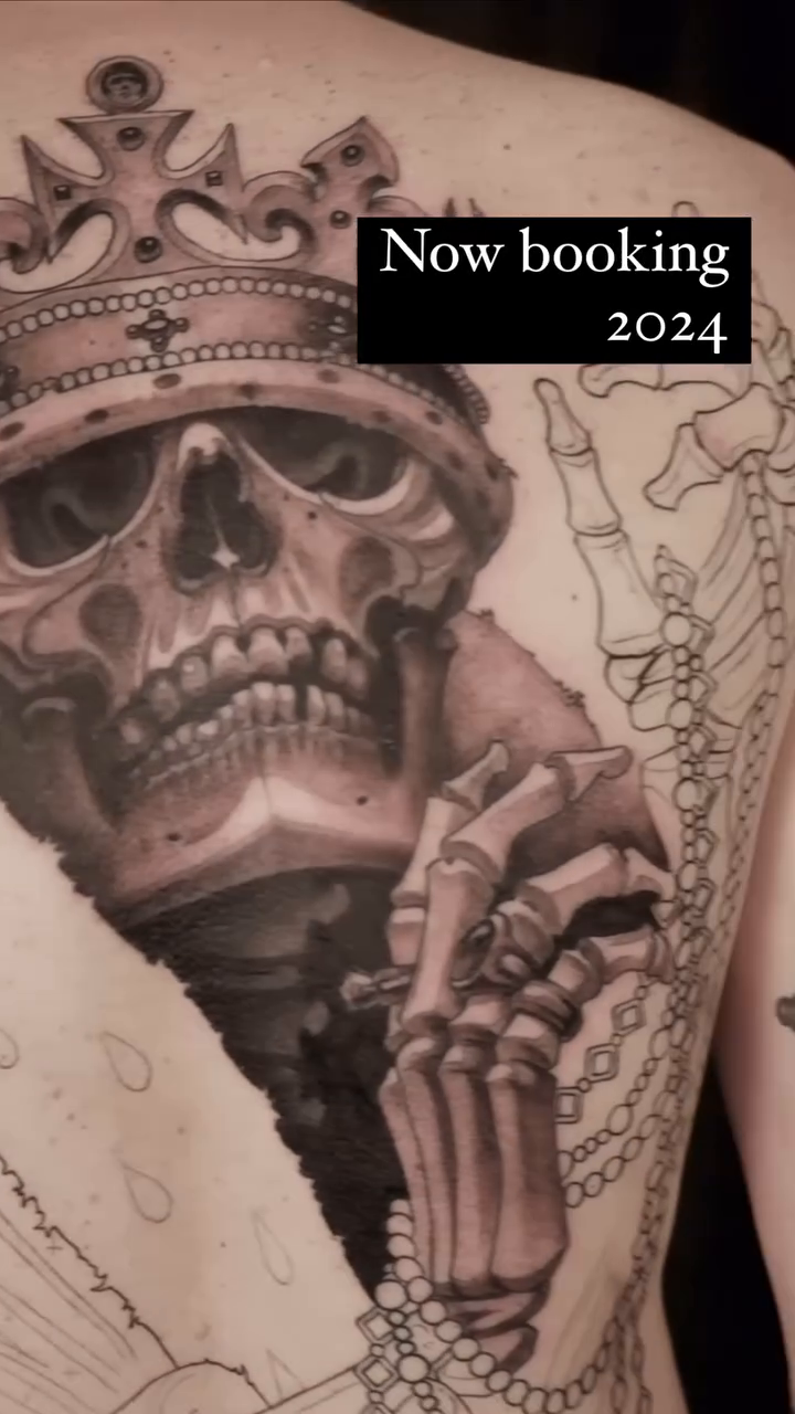Tattoo by @michaeljtattoos — realism, black_and_grey