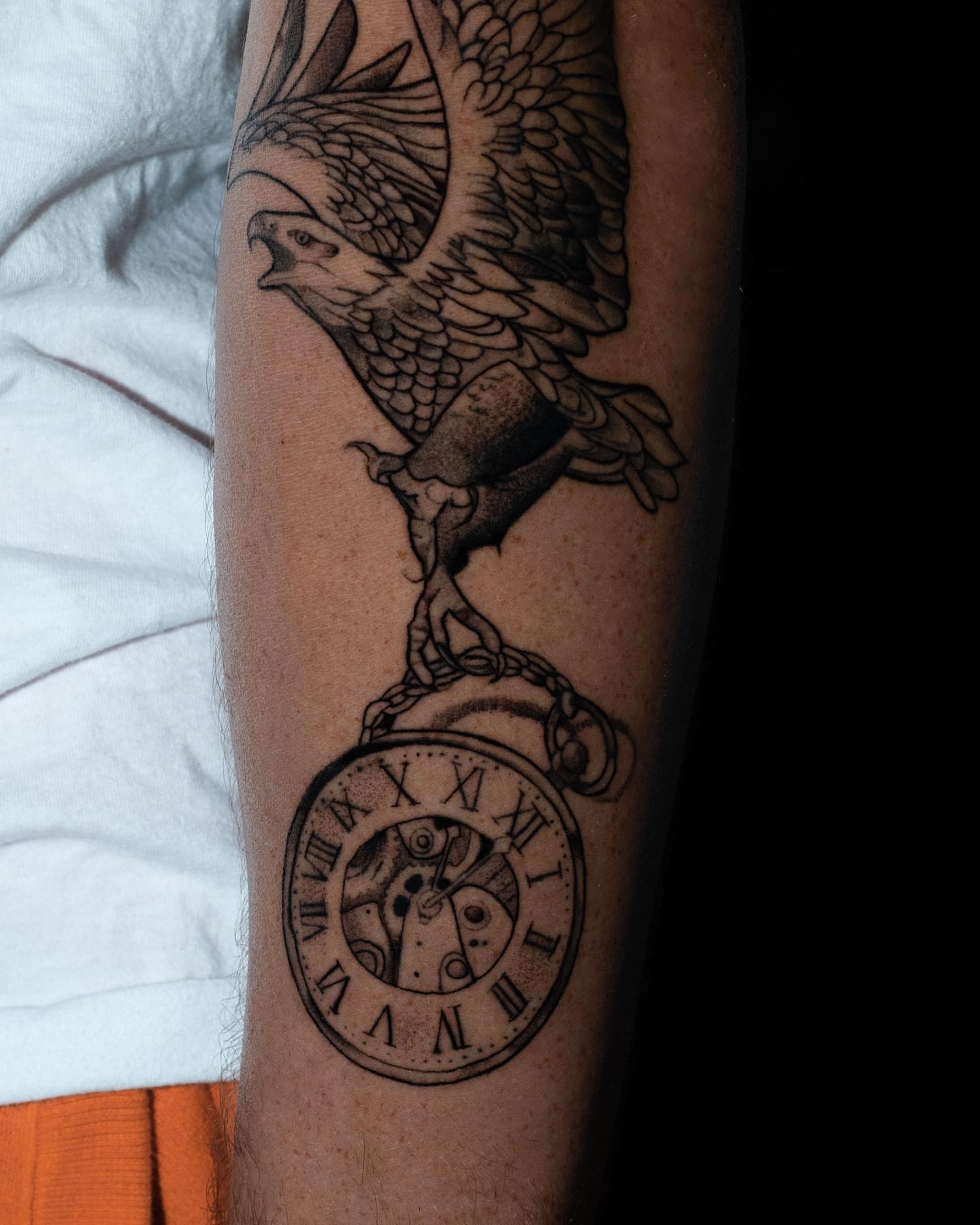 Tattoo by @javiink_rm — dotwork, realism