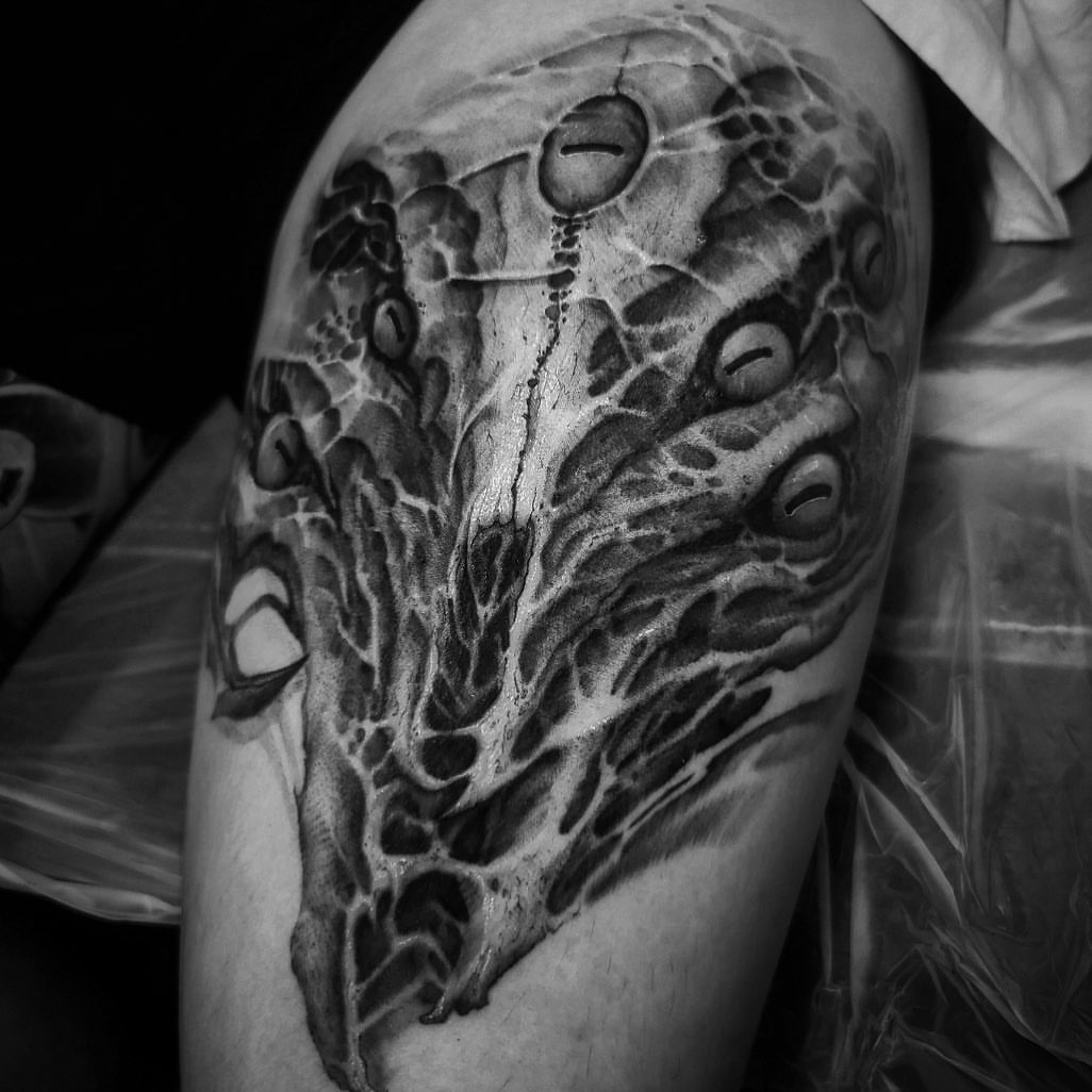 Tattoo by @99_blk — black_and_grey, realism