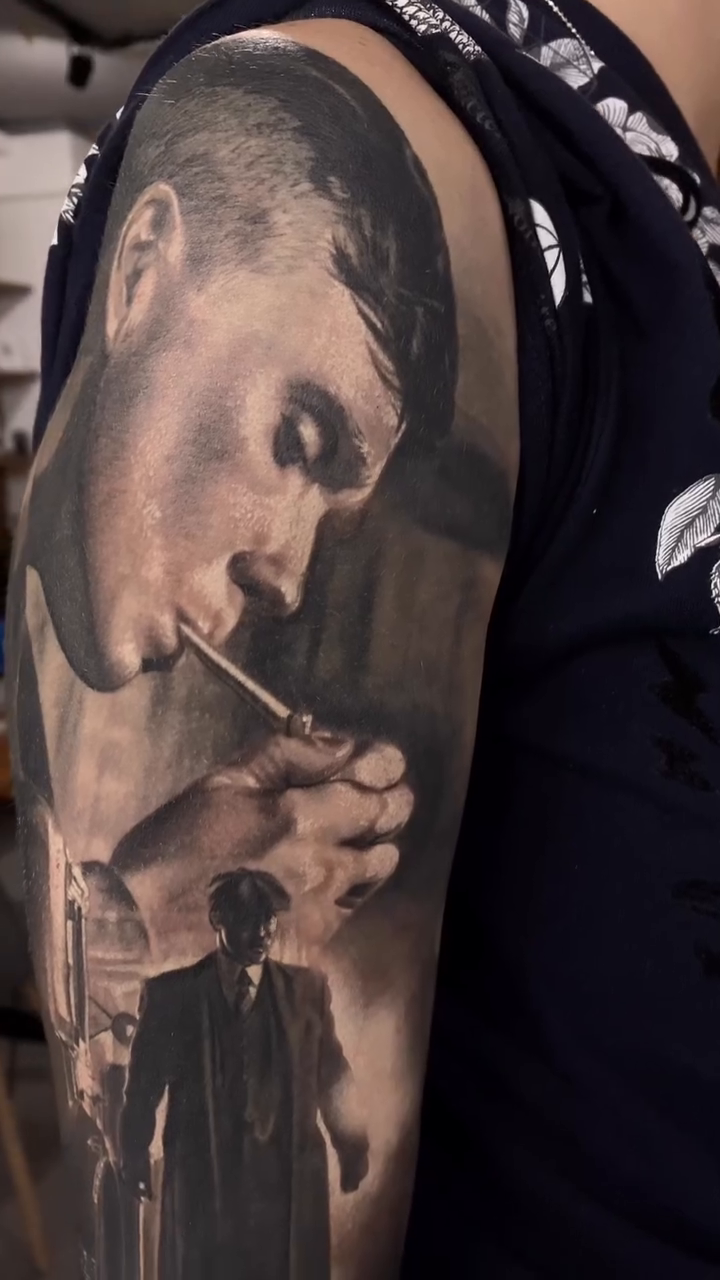 Tattoo by @nikolaymertsalov — realism, black_and_grey