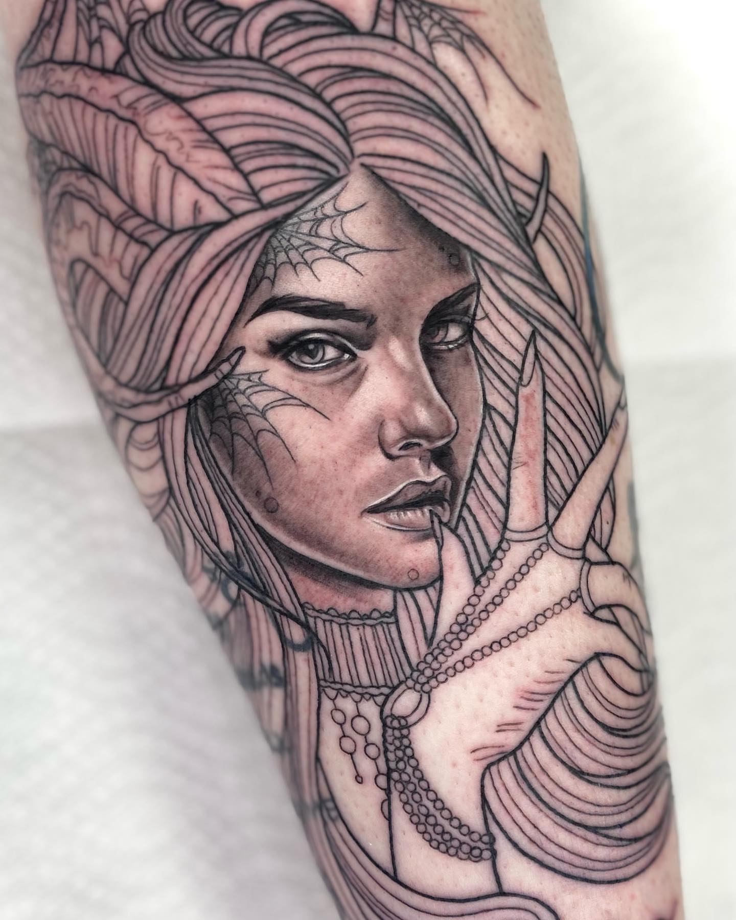 Tattoo by @athenafunk — fine_line, realism