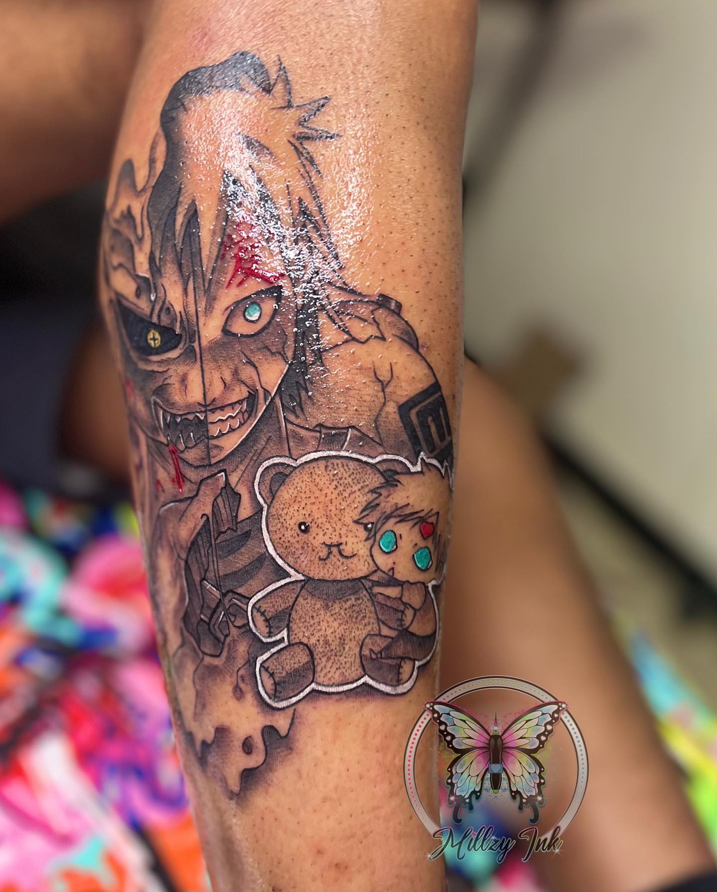 Tattoo by @millzyink — dark_realism, dotwork