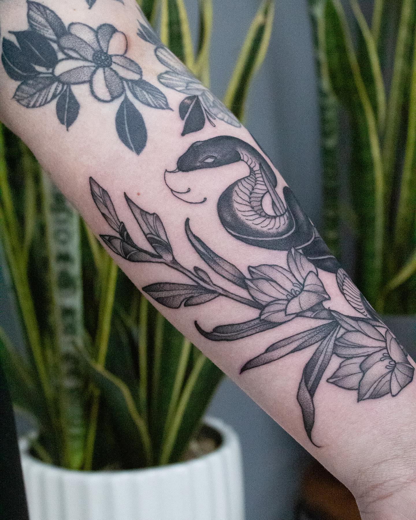 Tattoo by @andifitztattoo — black_and_grey