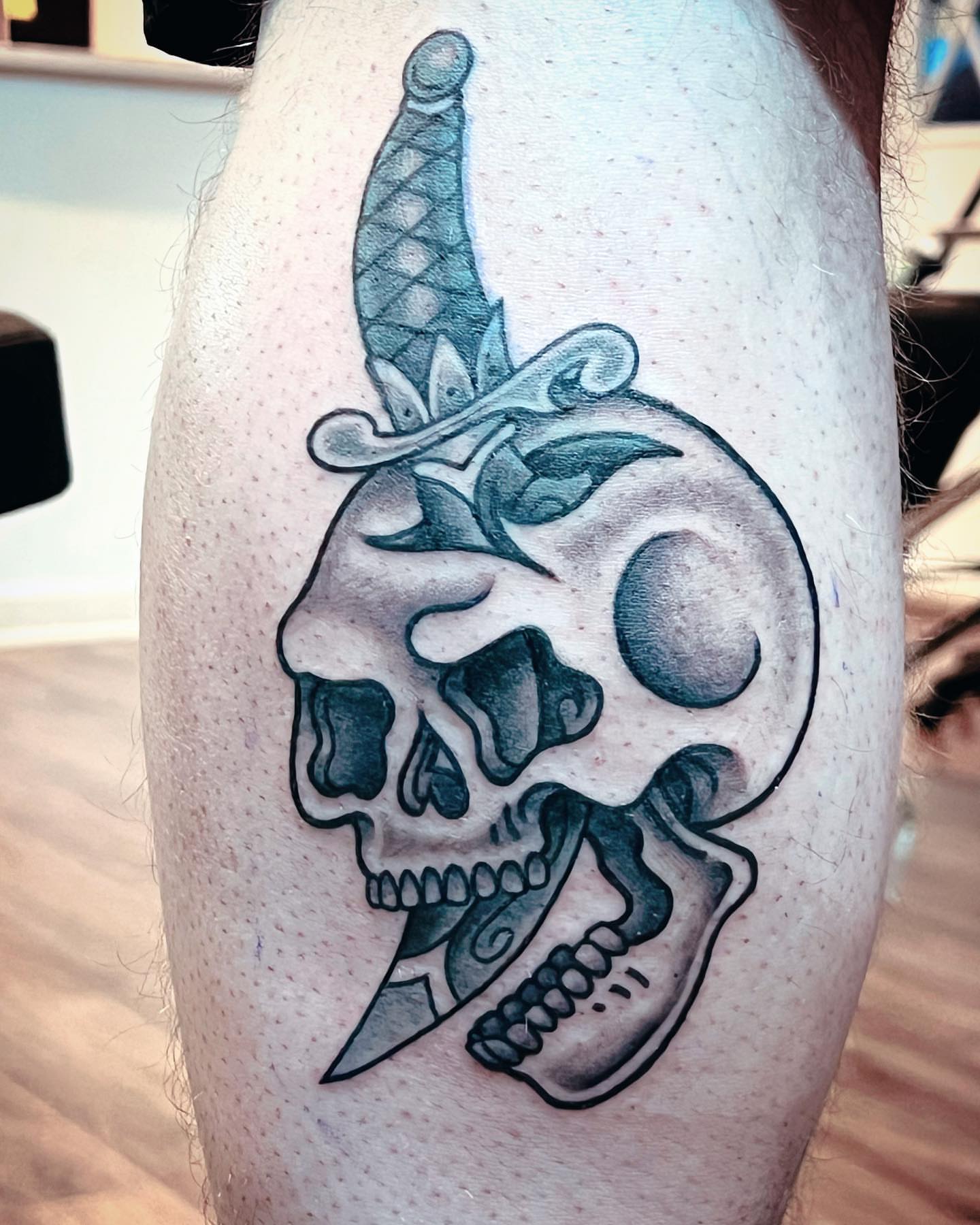 Tattoo by @estattoos — black_and_grey