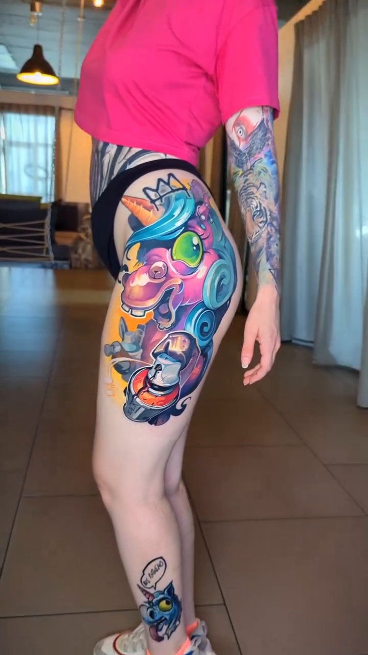 Tattoo by @delai_dzen — new_school
