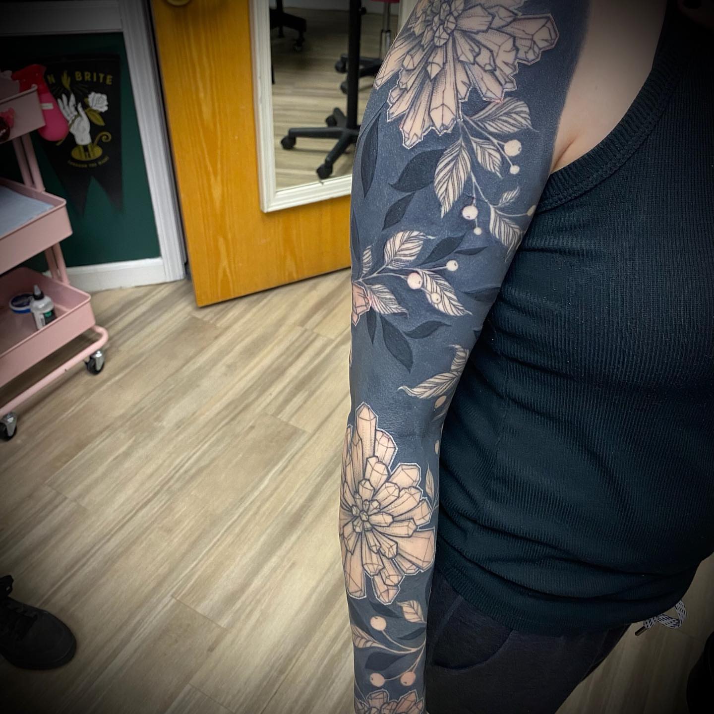 Tattoo by @emily.tattoos — black_and_grey