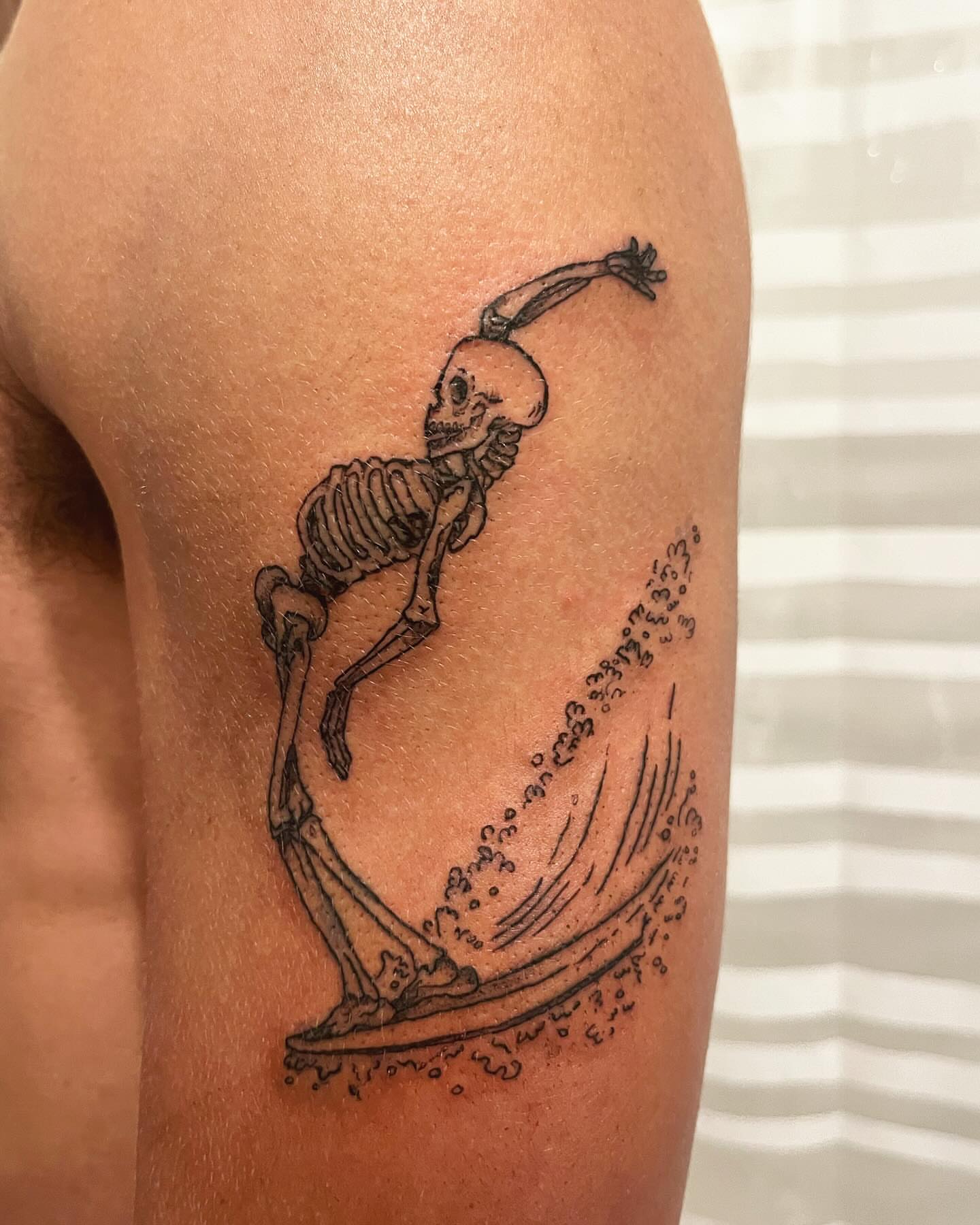 Tattoo by @inkedbymiranda — black_and_grey