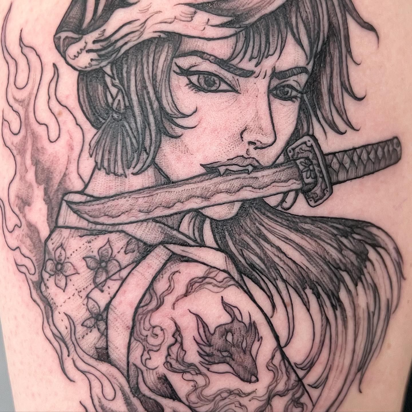 Tattoo by @judeletronik_tattoo — black_and_grey, realism