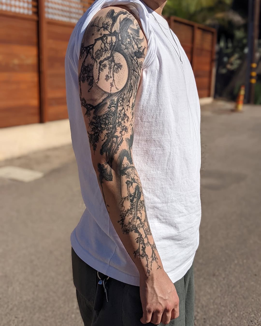 Tattoo by @jiang_tattooer โ japanese_irezumi, black_and_grey