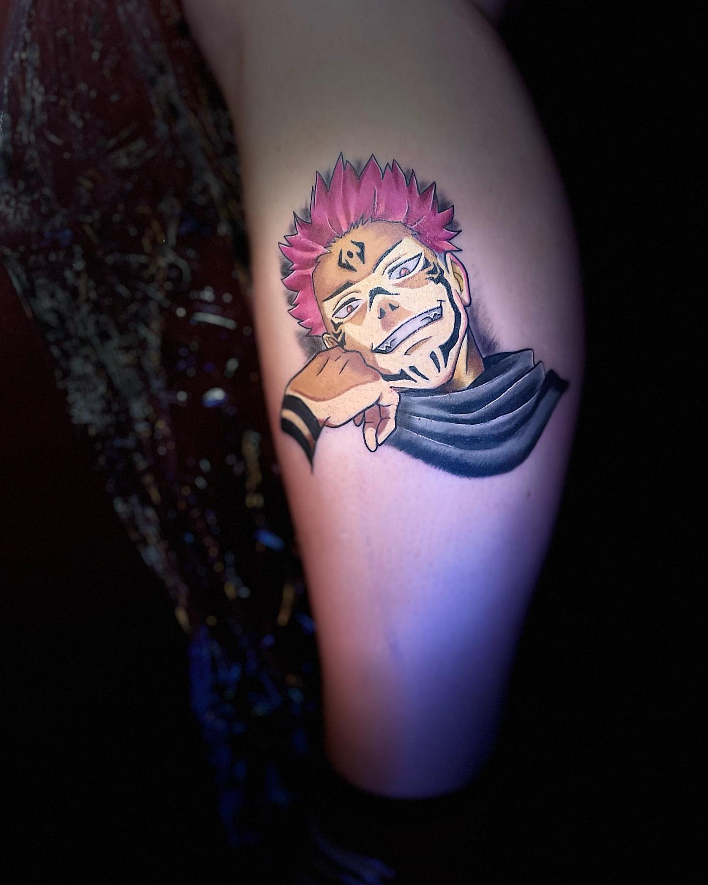 Anime character anime tattoo on the shoulder by Comic-Book-M πͺβπ½π₯