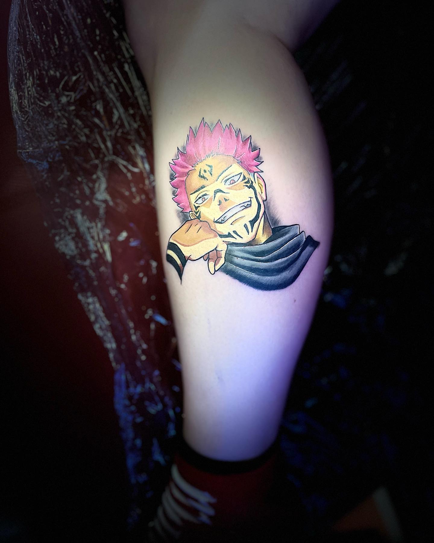 Anime character anime tattoo on the shoulder by Comic-Book-M πͺβπ½π₯