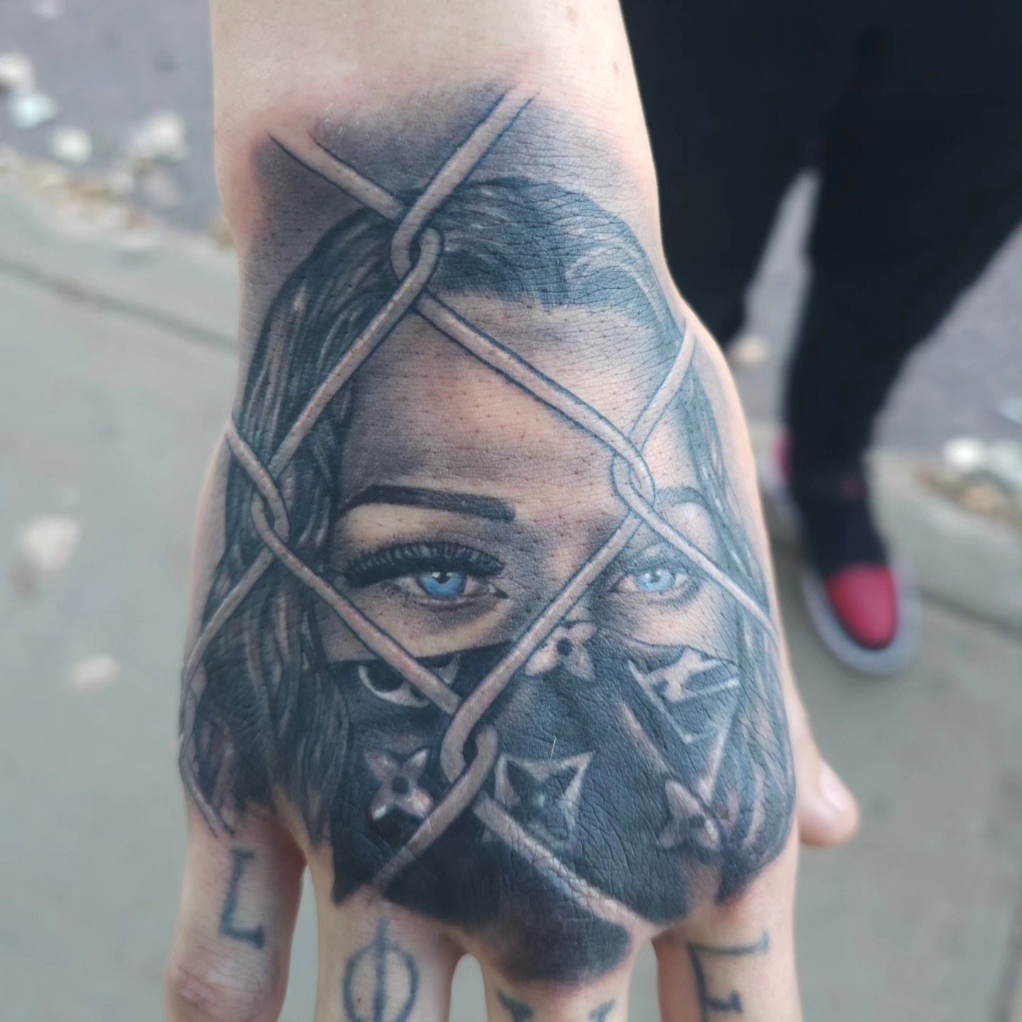 Tattoo by @fromthefiretattoo605 — realism, black_and_grey