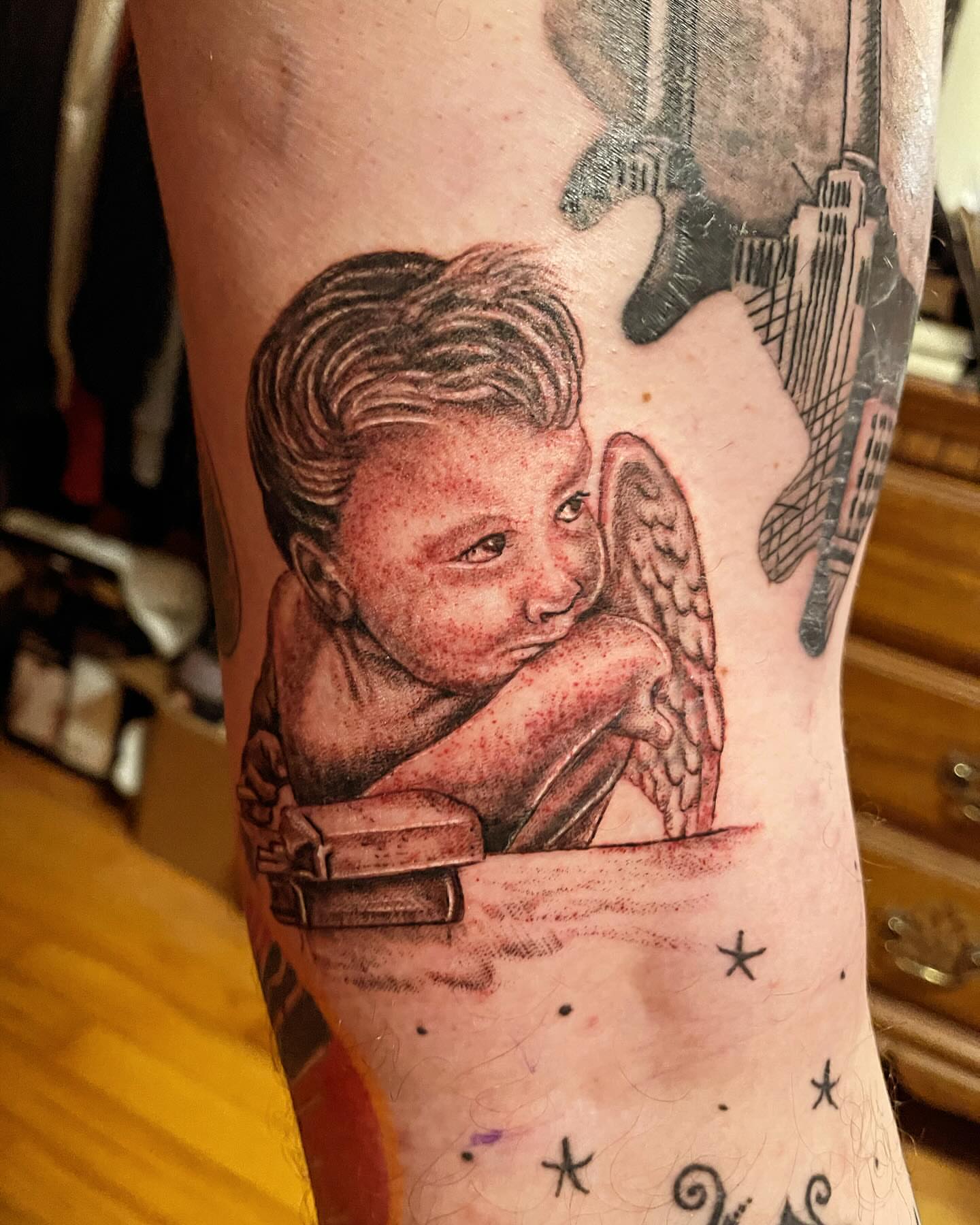 Tattoo by @mattfuckinwilliams — realism, black_and_grey
