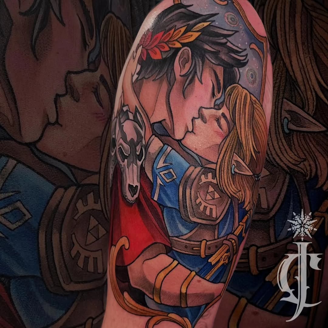 Tattoo by @jessicacanvas_tattoo — new_school, anime