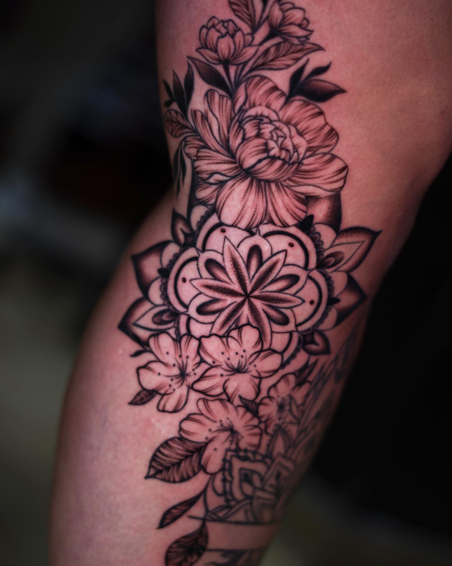 Tattoo by @inkedannarchy — black_and_grey