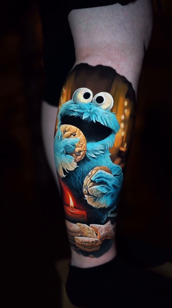 Tattoo by @peterhilgersart — realism, anime