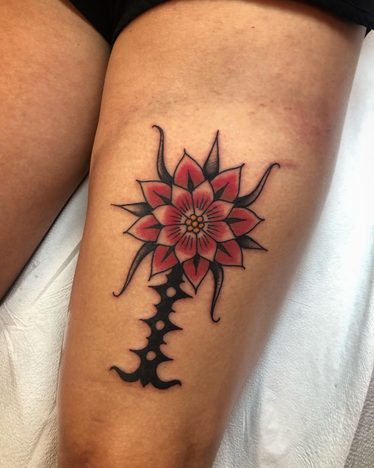 Tattoo by @paultrimbletattoo — neo_traditional, geometric