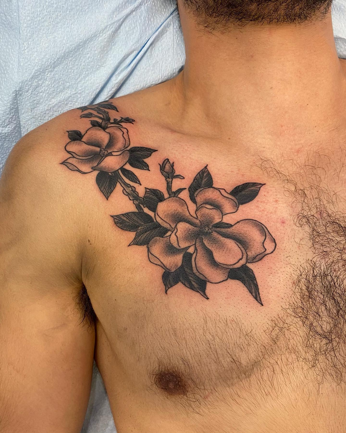 Tattoo by @clarenceworley — black_and_grey