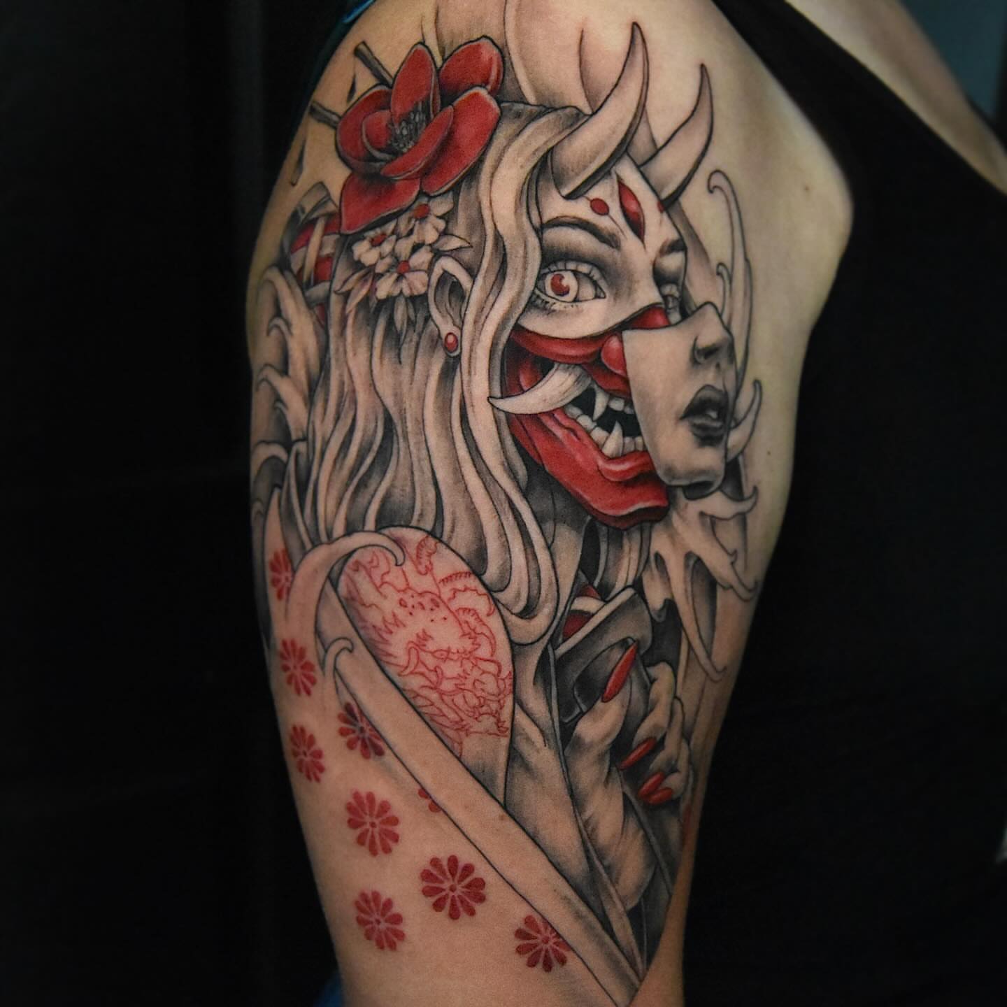 Tattoo by @dan_logan_tattoo — japanese_irezumi, dark_realism