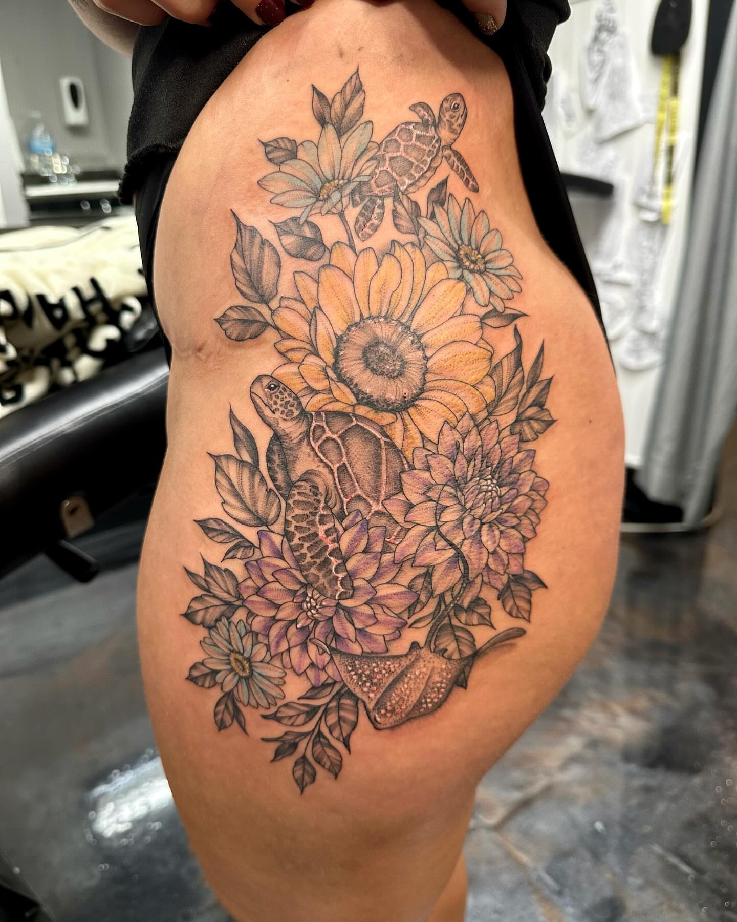 Tattoo by @kate.a.darling — black_and_grey, realism