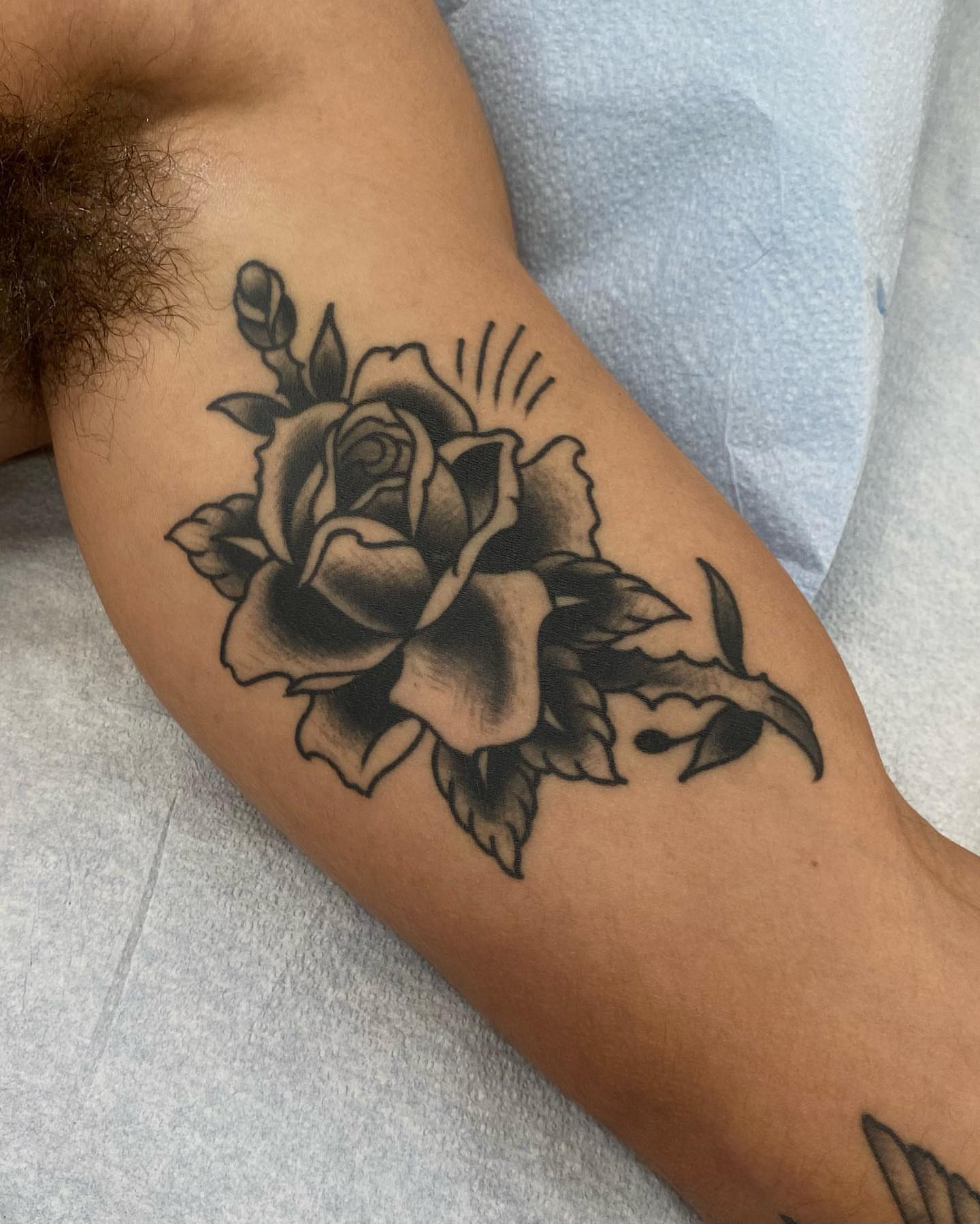 Tattoo by @clarenceworley — black_and_grey