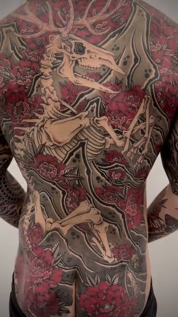 Tattoo by @jaybreentattooer — japanese_irezumi, dark_realism