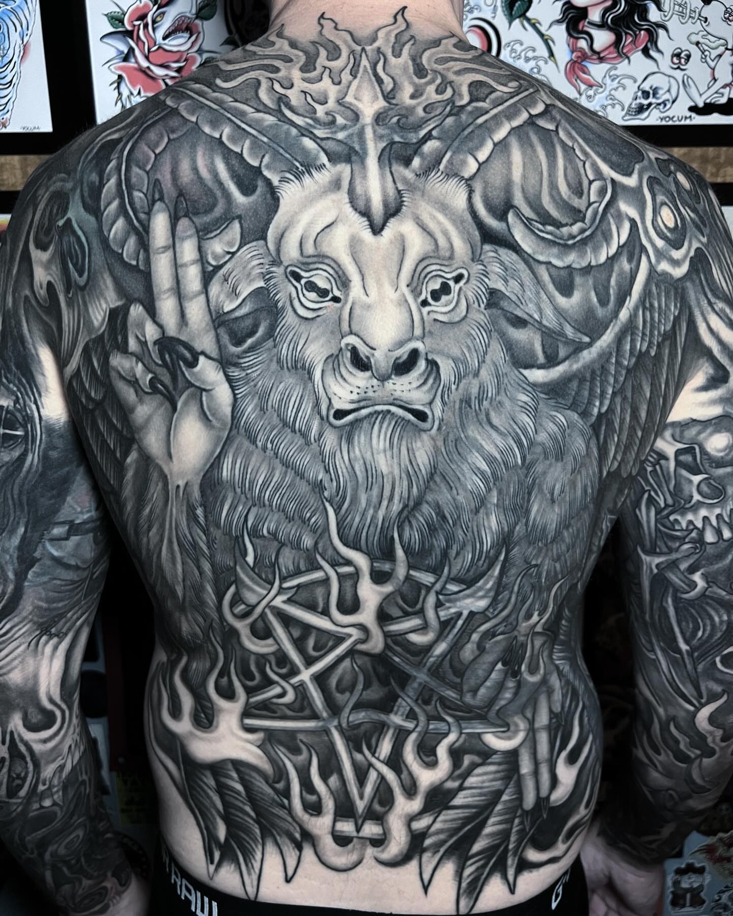 Tattoo by @tattoosbybarron — black_and_grey, realism