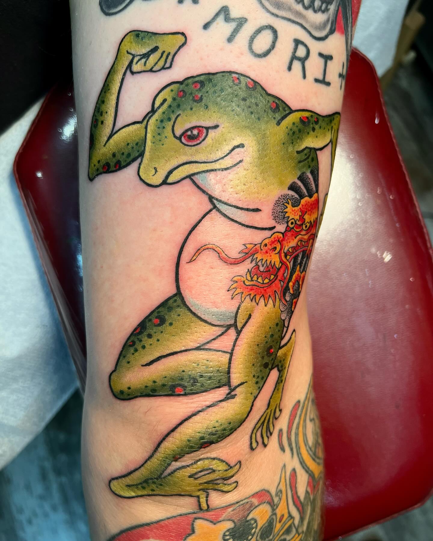 Tattoo by @mikeatidwell — american_traditional