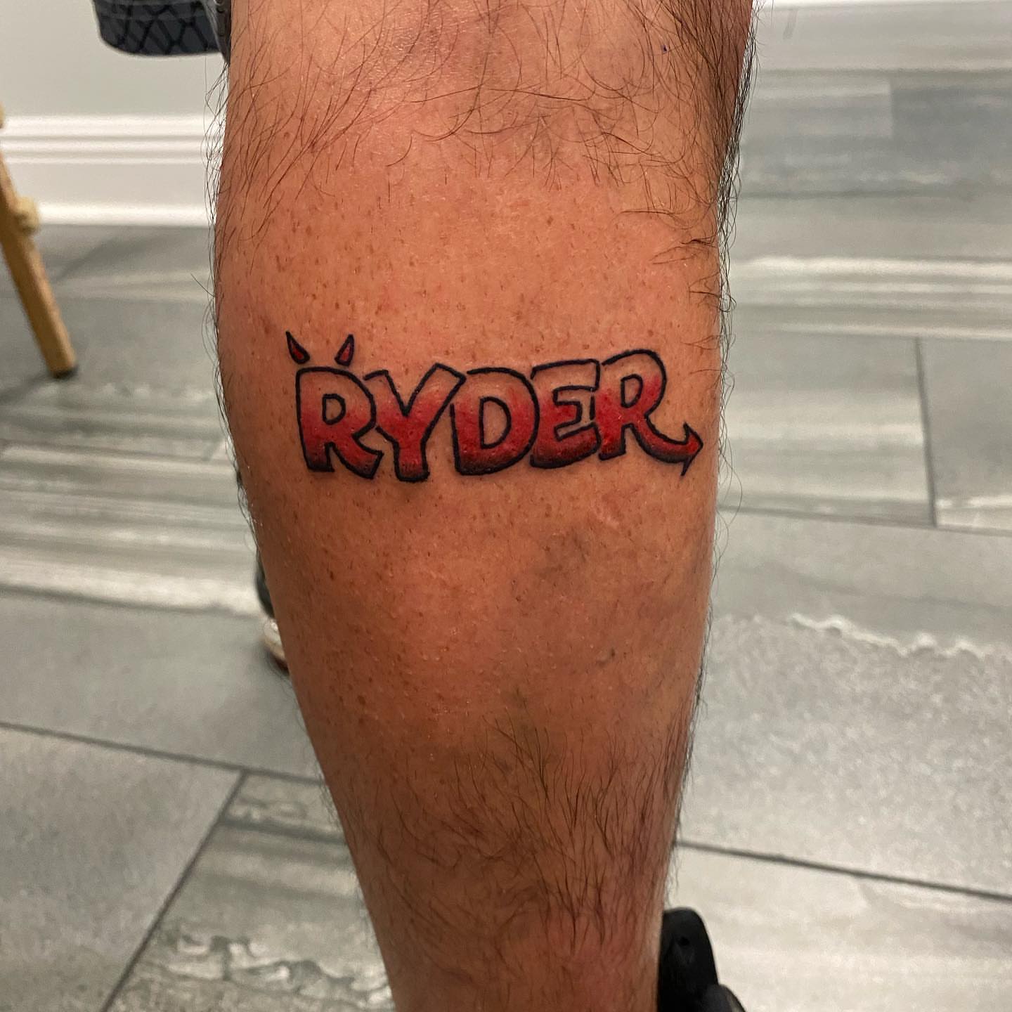 Tattoo by @miznola — lettering_script