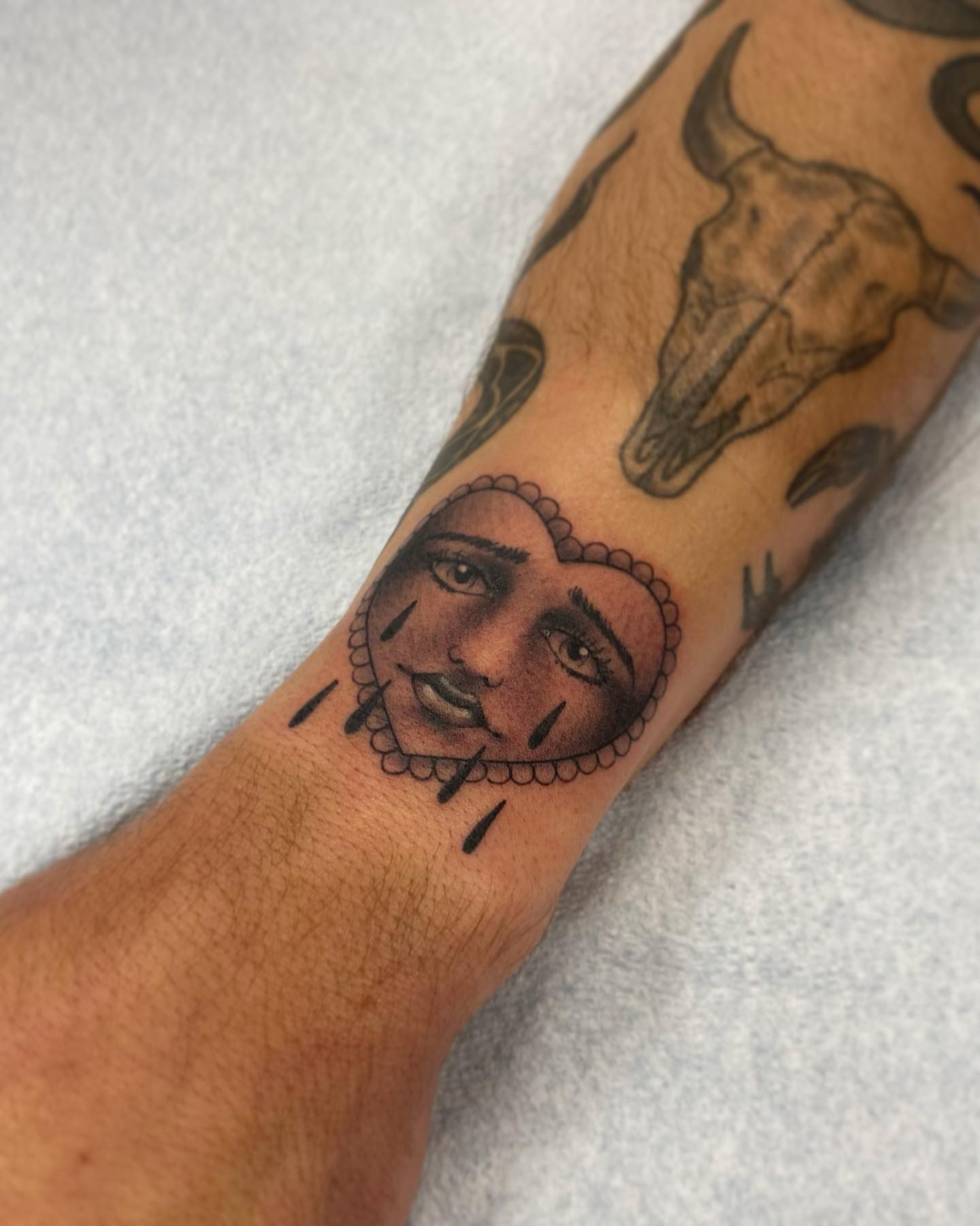 Tattoo by @clarenceworley — black_and_grey, realism