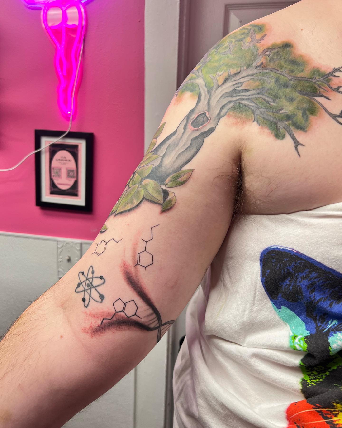 Tattoo by @jakkitattoos — realism, geometric