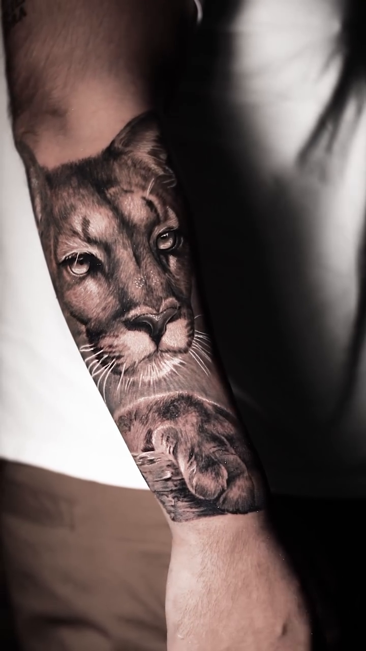 Tattoo by @luisbravotattoo — realism, black_and_grey