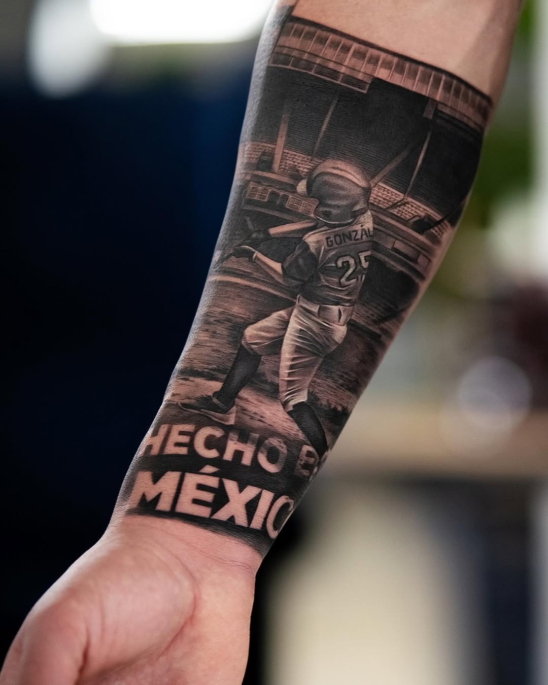 Tattoo by @antmikes — realism, lettering_script