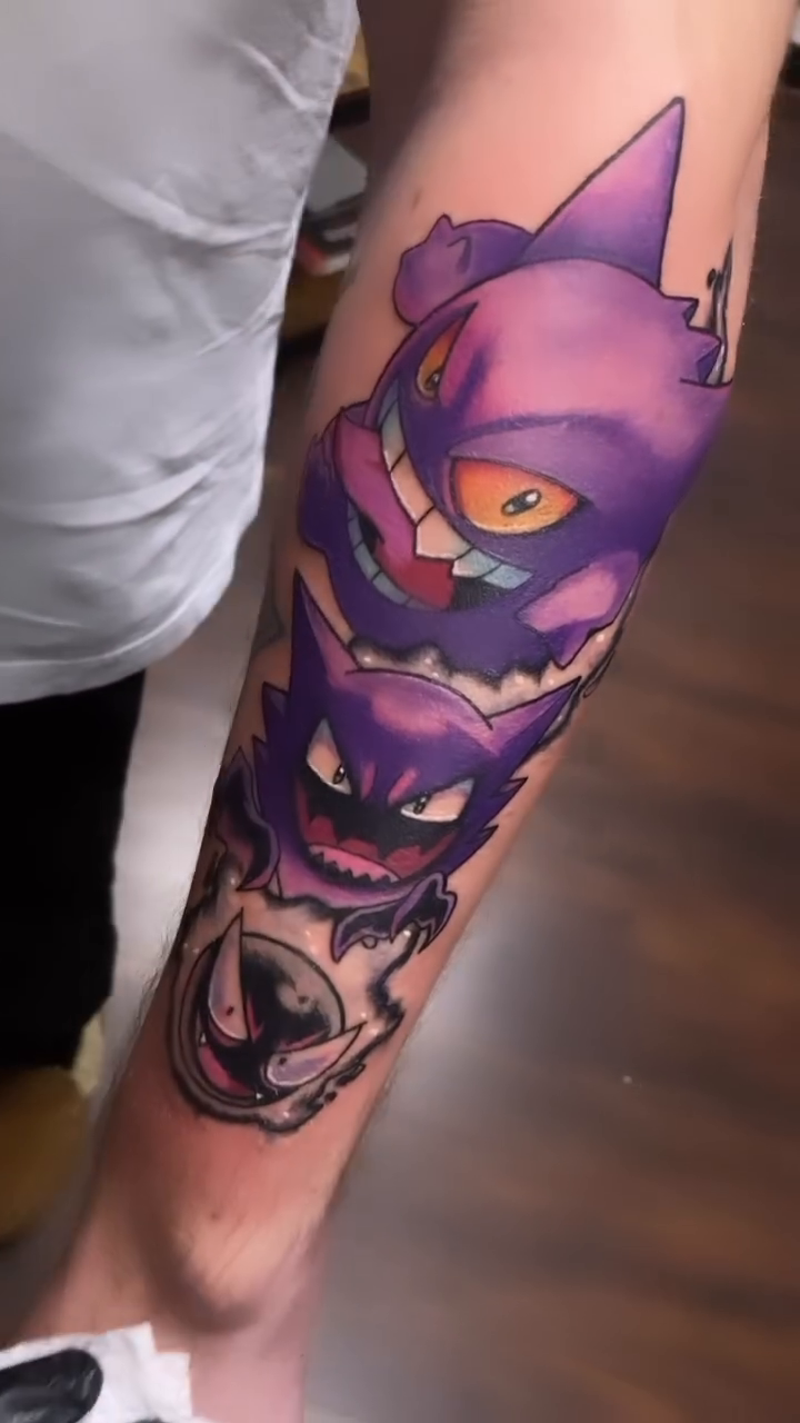 Tattoo by @scquilly — anime, color