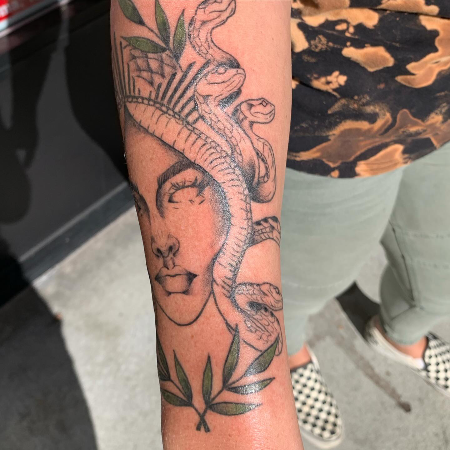 Tattoo by @maggieatattoo — black_and_grey