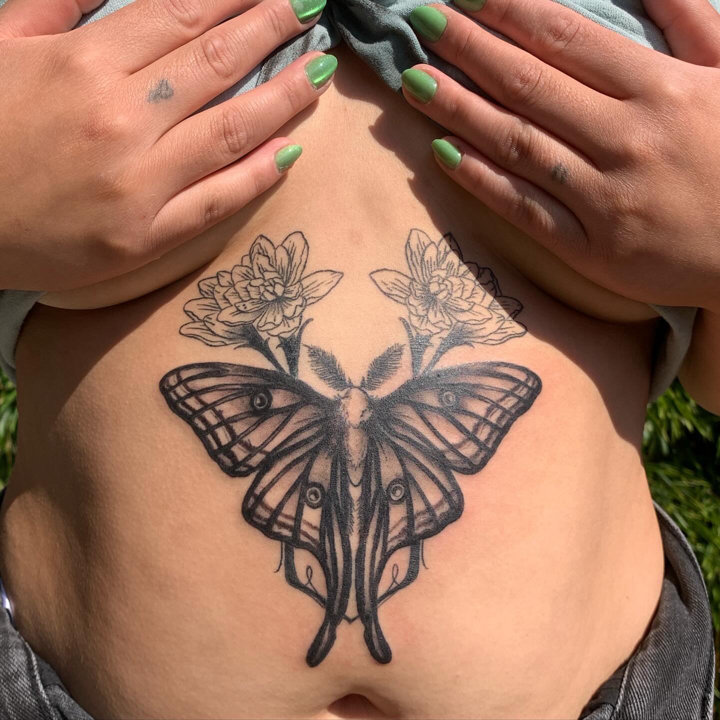 Tattoo by @maggieatattoo — black_and_grey